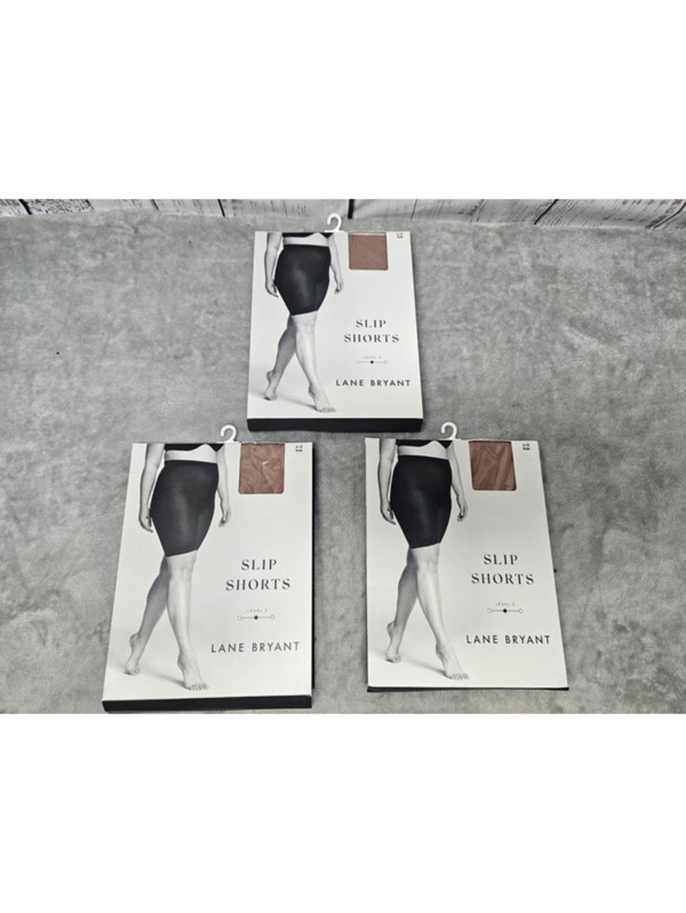 Lane Bryant Slip Shorts Size A/B 12-16 Nude Level 2 Smoothing Shapewear Lot 3